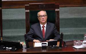 Marszałek Sejmu Włodzimierz Czarzasty na sali obrad Sejmu. / autor: PAP/Albert Zawada