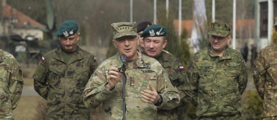 Dowódca Sił Sojuszniczych w Europie, generał Curtis Scaparrotti / autor:  	PAP/Tomasz Waszczuk