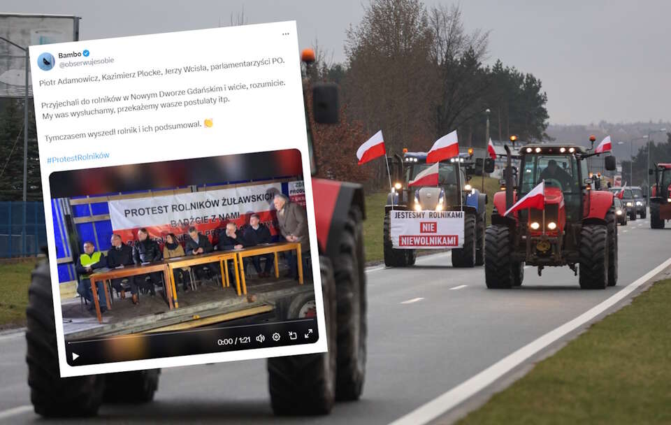 Rolnicze protesty / autor: PAP/Michał Meissner
