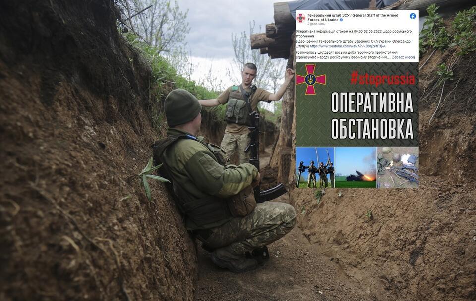 Ukraińscy żołnierze / autor: PAP/EPA/STR/Facebook