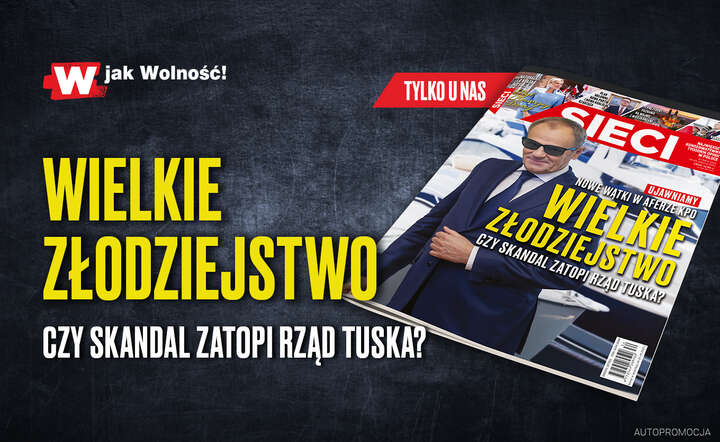 Okładka tygodnika Sieci / autor: Fratria