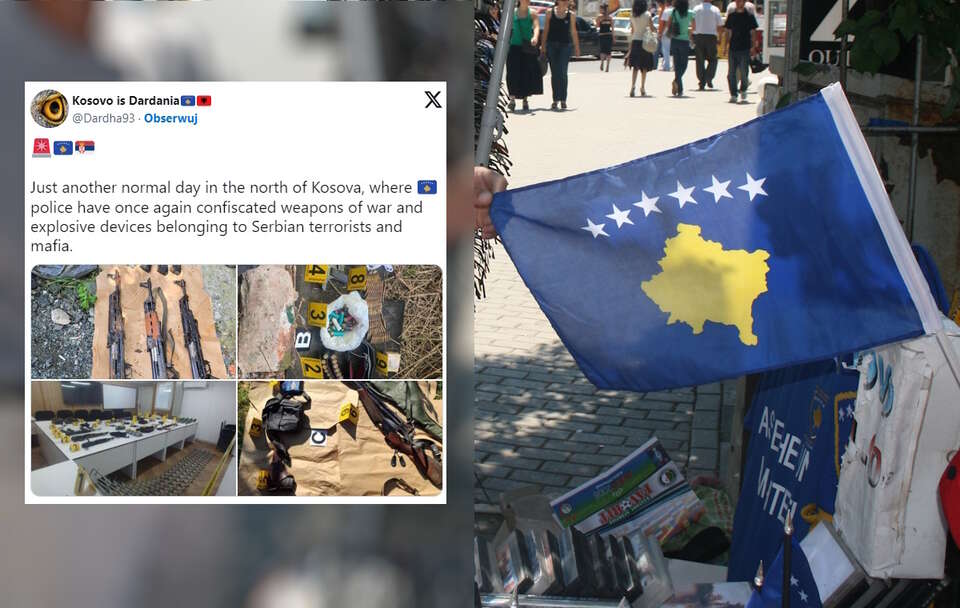 Znaleziono pełno nielegalnej broni w Kosowie. Winna Serbia?