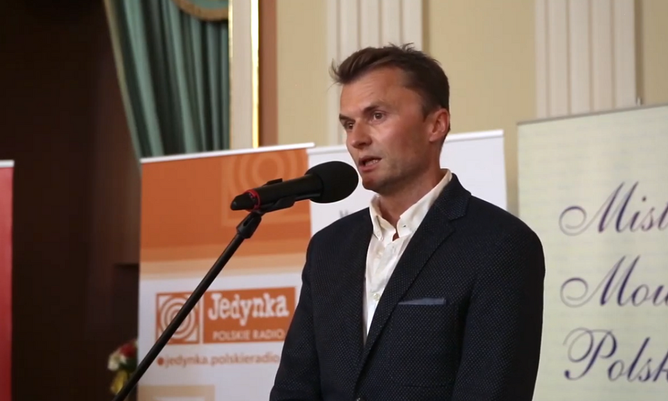Piotr Jacoń  / autor: screen YT/Mistrz Mowy Polskiej 