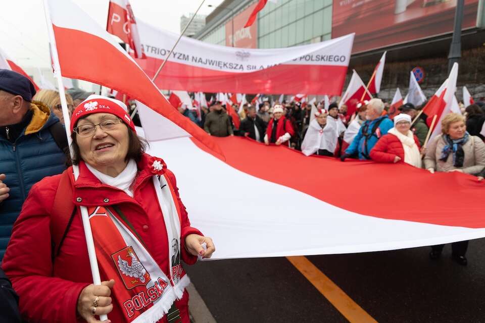 11 listopada, jak co roku od wielu lat, ulicami Warszawy przeszedł Marsz Niepodległości. / autor: Fratria