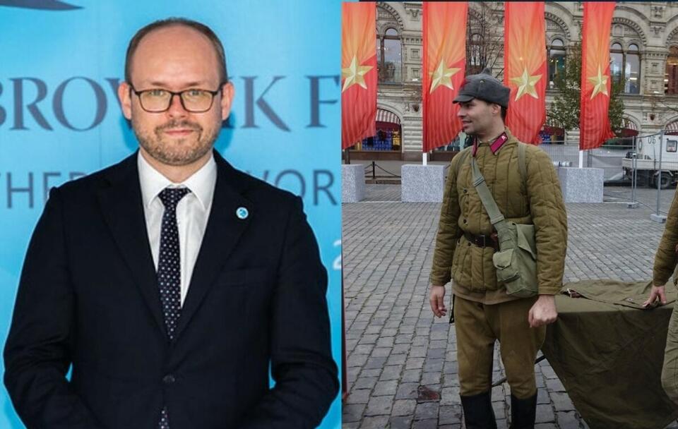 Marcin Przydacz/Rekonstruktor w stroju radzieckiego żołnierza / autor: gov.pl/Ministerstwo Spraw Zagranicznych i Europejskich Chorwacji/Fratria