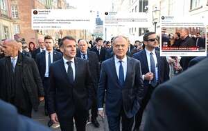 Premier Donald Tusk oprowadza prezydenta Francji Emmanuela Macrona po Gdańsku / autor: PAP/Andrzej Jackowski/X