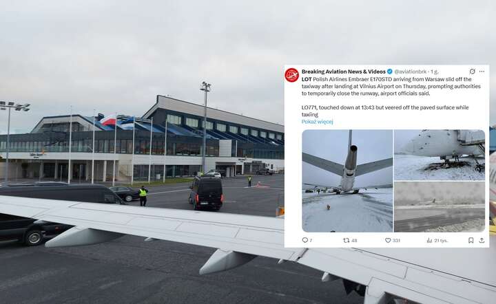 Port lotniczy w Wilnie / autor: Fratria / X