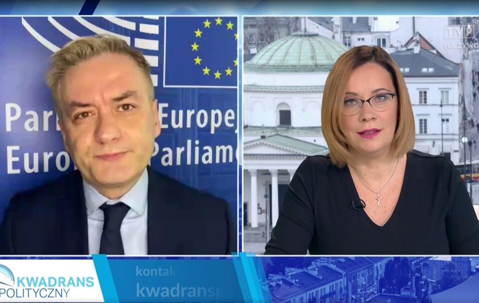 Robert Biedroń/Dorota Łosiewicz / autor: screenshot TVP 1