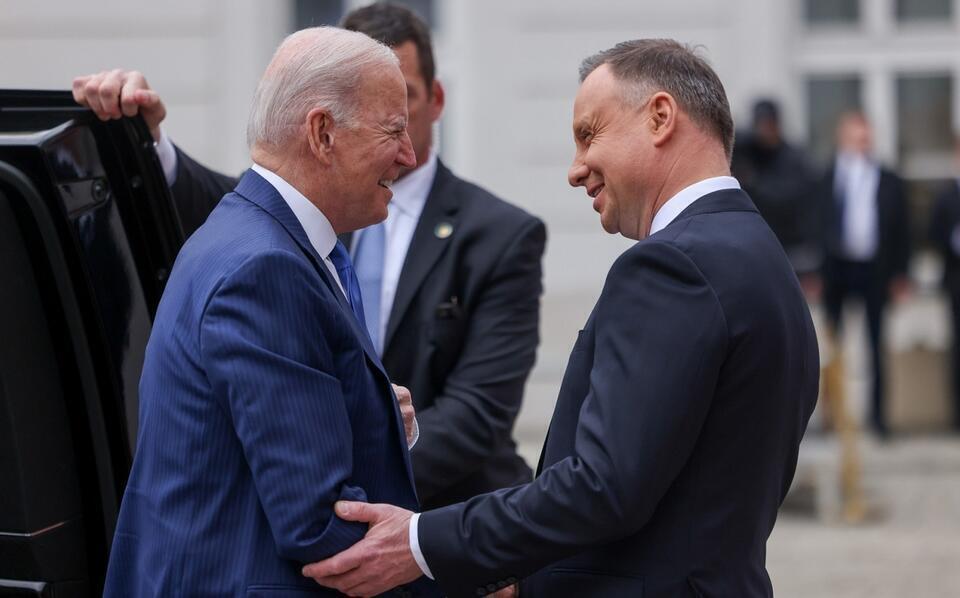 Joe Biden i Andrzej Duda / autor: Jakub Szymczuk/KPRP