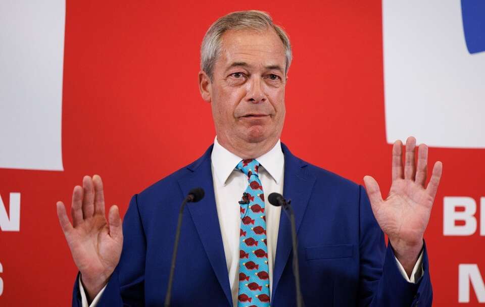 Nigel Farage / autor: PAP/EPA/TOLGA AKMEN