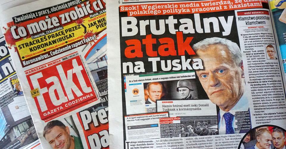 Wydanie "Faktu" z atakiem na Węgrów / autor: wPolityce.pl