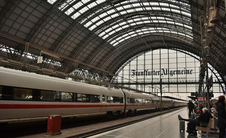 Dworzec we Frankfurcie / autor: Pixabay