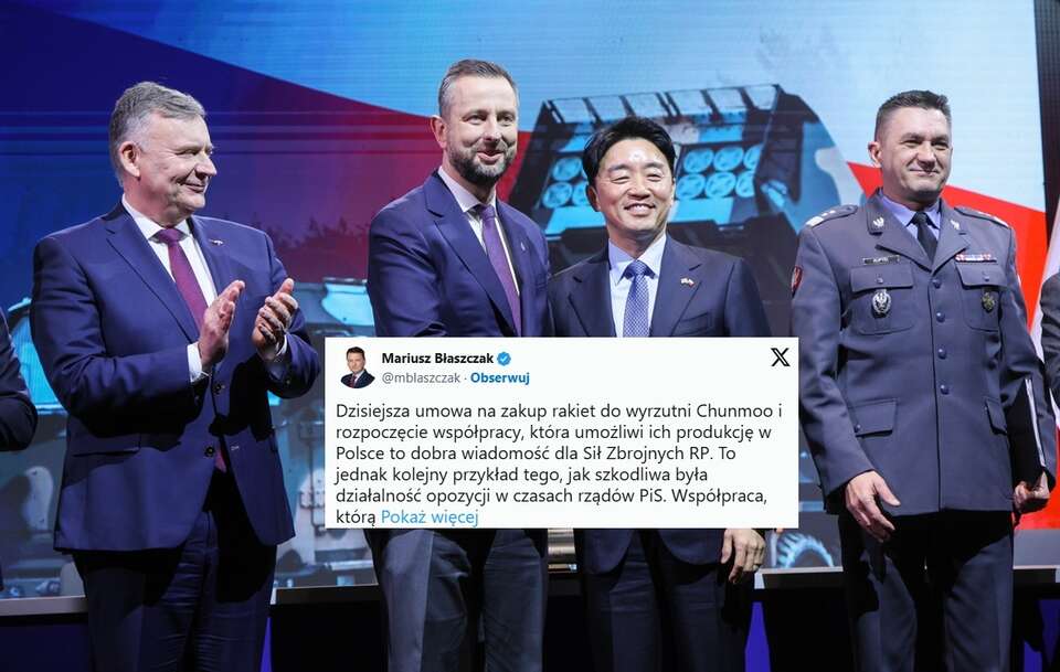 Podpisano umowę wykonawczą na ponad 10 tys. pocisków rakietowych do wyrzutni Homar-K; rakiety produkowane będą w Polsce. / autor: PAP/Rafał Guz