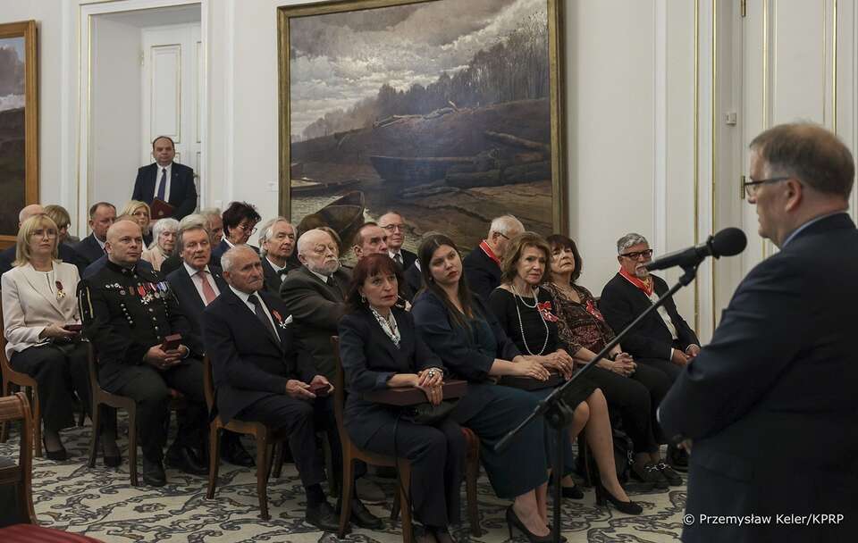 Uroczystość nadania odznaczeń / autor: prezydent.pl