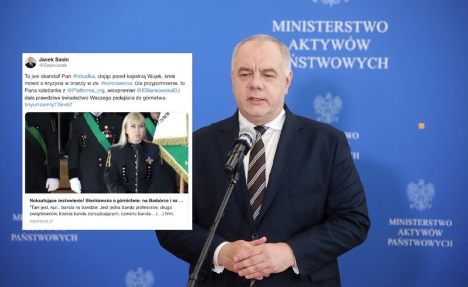 autor: PAP/Wojciech Olkuśnik/Twitter/
