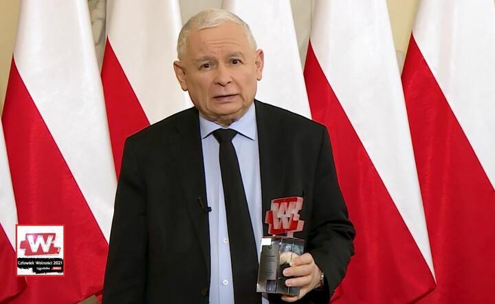 Jarosław Kaczyński Człowiekiem Wolności / autor: Fratria