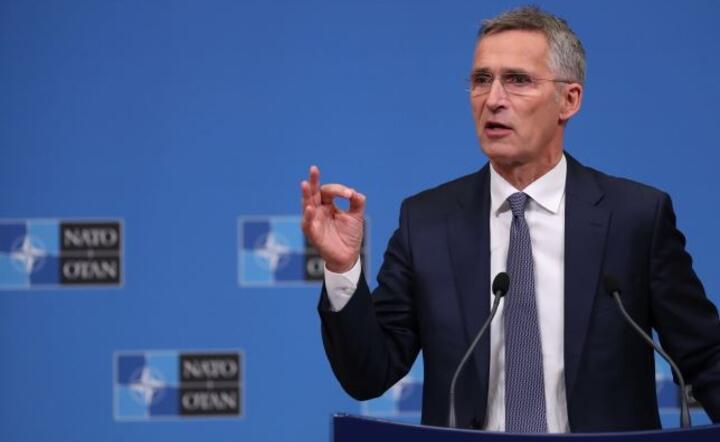  Jens Stoltenberg, sekretarz generalny NATO / autor: PAP/EPA/OLIVIER HOSLET