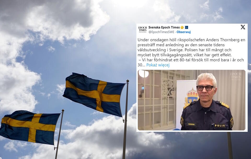 Fala przemocy w Szwecji / autor: Fratria/X: @EpochTimesSWE