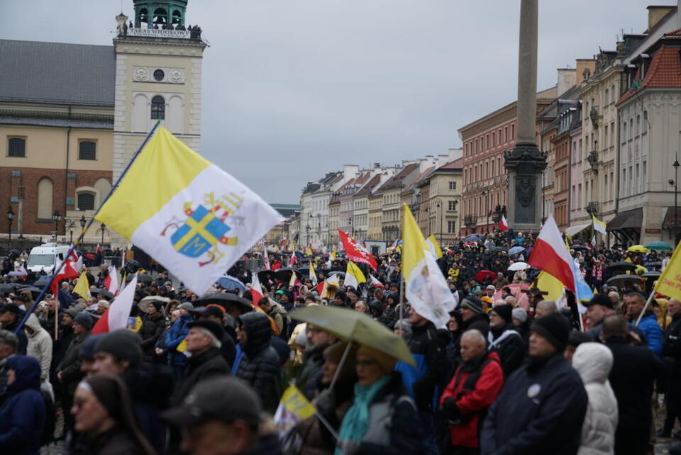 Narodowy Marsz Papieski w Warszawie  / autor: wpolityce.pl