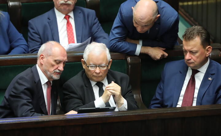 Antoni Maciarewicz i Jarosław Kaczyński / autor: Fotoserwis PAP