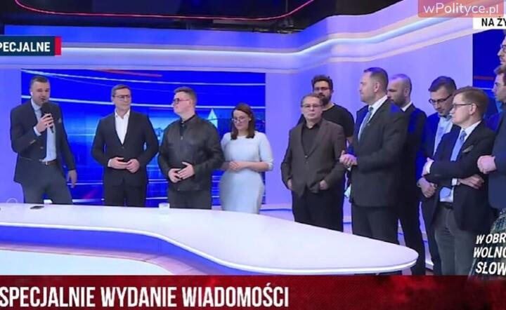Specjalne wydanie "Wiadomości" na antenie TV Republika