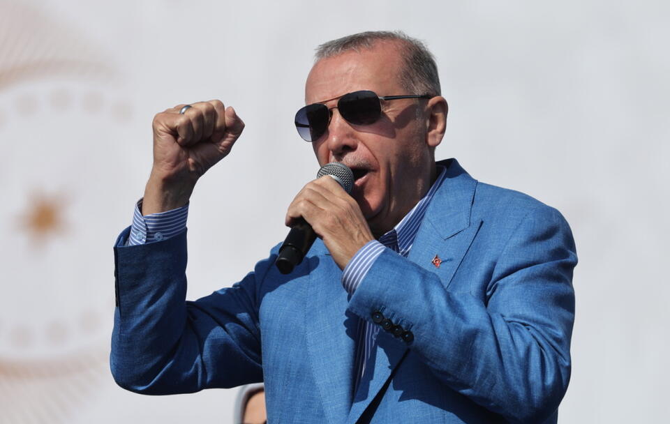 Recep Tayyip Erdogan / autor: PAP/EPA/TOLGA BOZOGLU