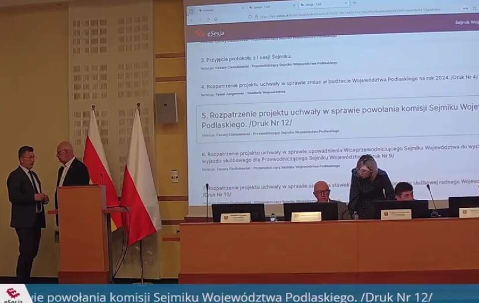 autor: X/sesja sejmiku województwa podlaskiego