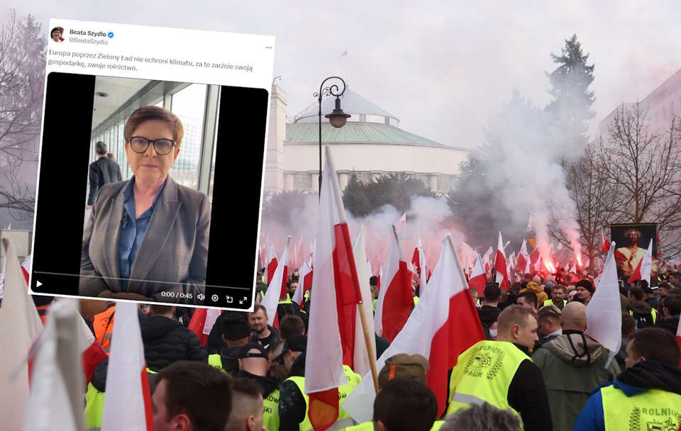 Protest rolników w Warszawie / autor: PAP/Leszek Szymański