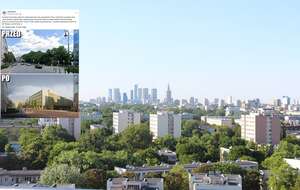 Panorama Warszawy - na miniaturze wizualizacja / autor: Fratria/FB