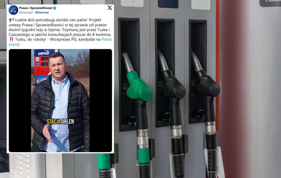 Rządzący mrożą projekt ws. cen paliw! Poeta: Papau do roboty!