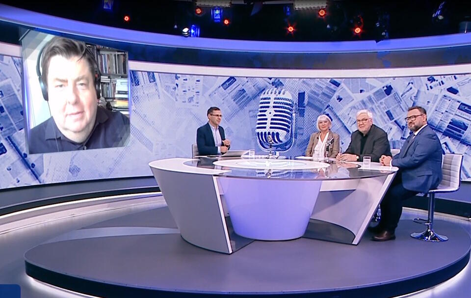 Salon Dziennikarski  / autor: screenshot TVP Info 