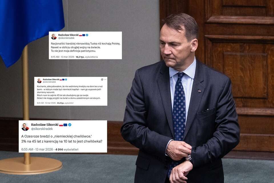 Radosław Sikorski w Sejmie / autor: Fratria/X