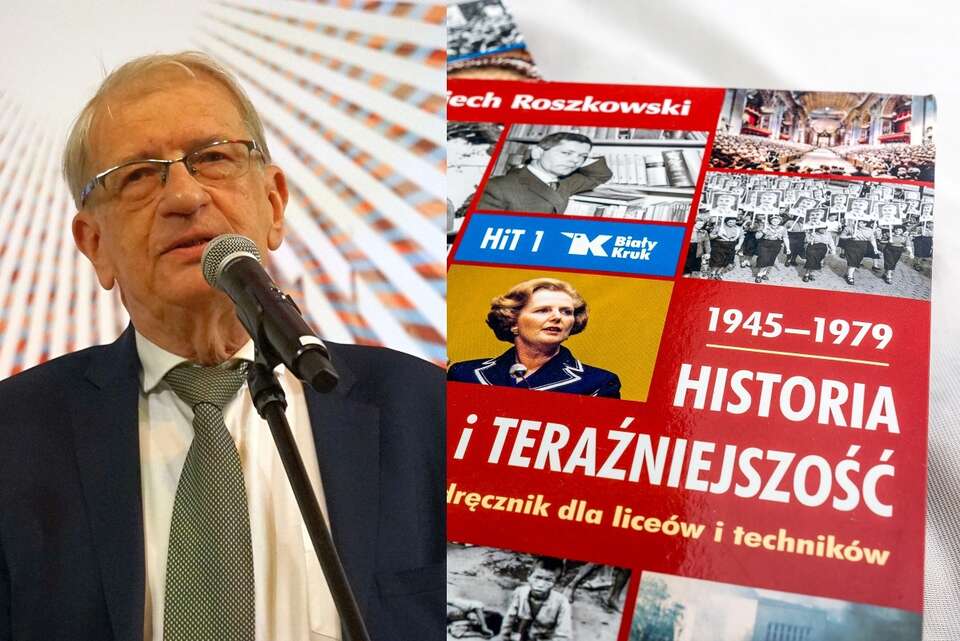 Prof. Wojciech Roszkowski autor podręcznika HIT. / autor: Fratria