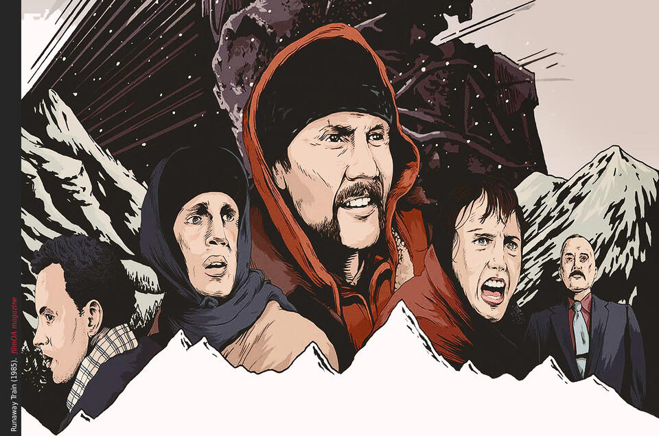 Runaway Train/ Blu-rey. Okładka