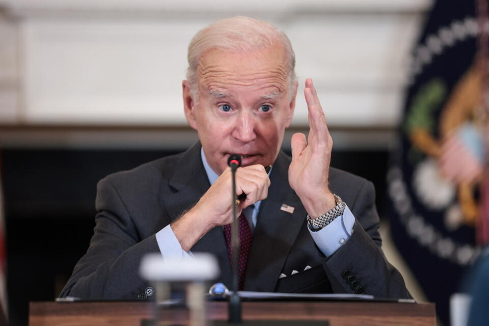 Joe Biden, prezydent Stanów Zjednoczonych  / autor: PAP/EPA