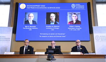 Nagrody Nobla 2022 z ekonomii ogłoszone. Za badania nt. kryzysów