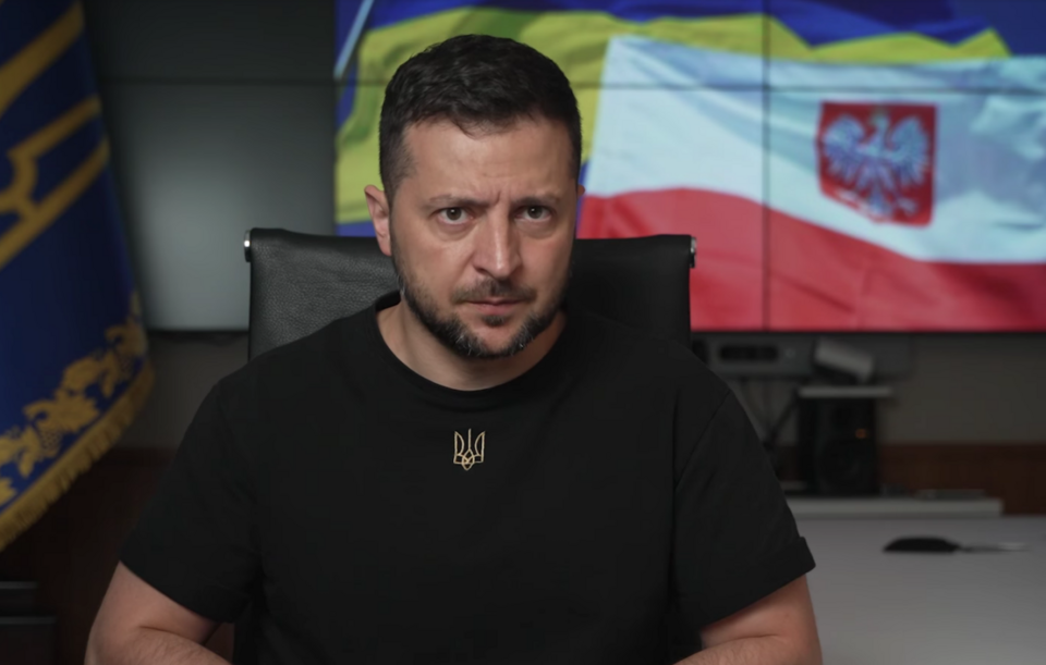 Ukrainian President Volodymyr Zelensky