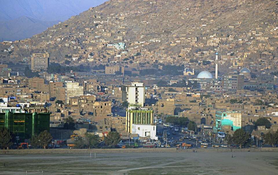 Kabul / autor:  View of the old city of Kabul, Afghanistan fr : La ville de Kaboul, Afghanistan Source : first upload on Wk en, by [http://en.wikipedia.org/wiki/User:Casimiri User:Casimiri] 