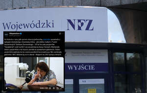 Narodowy Fundusz Zdrowia nałożył na 76‑letnią lekarz dentystę karę finansową w wysokości 200 tys. zł za świadczenie usług medycznych w okresie pandemii. / autor: Fratria/X/Kanał Zero