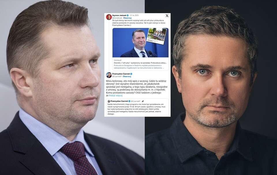 Jadczak uderzył w Czarnka. Ostra riposta: "Przestań kłamać"