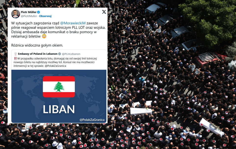 Czy rząd pomoże Polakom w Libanie? Politycy PiS reagują