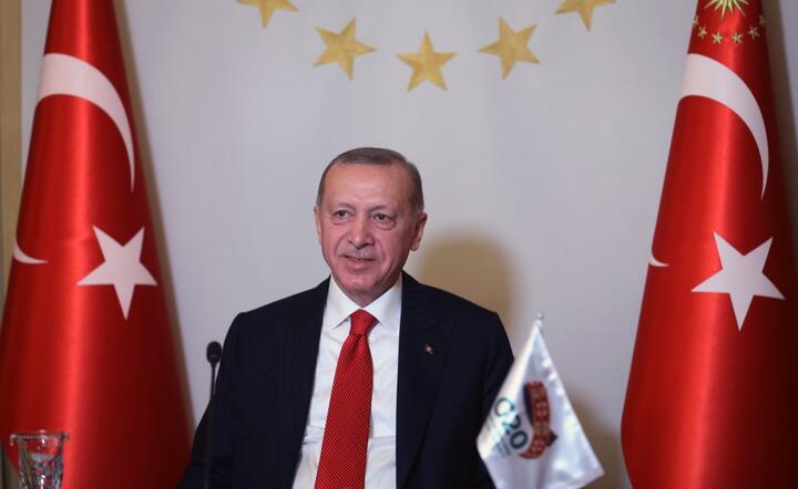 Prezydent Turcji Recep Tayyip Erdogan / autor: PAP/EPA/TURKISH PRESIDENT PRESS OFFICE HANDOUT