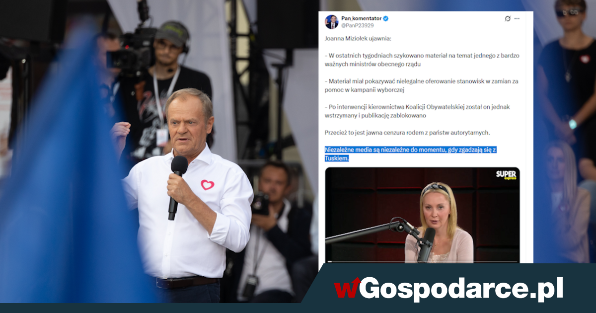 Tak KO blokuje media. Wstrzymano materiał do emisji