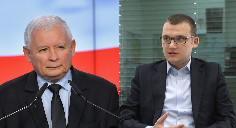 Jarosław Kaczyński/Paweł Szefernaker / autor: PAP/Radek Pietruszka/Fratria