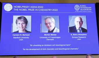 Nobel 2022 z chemii za rozwój metod syntezy chemicznej