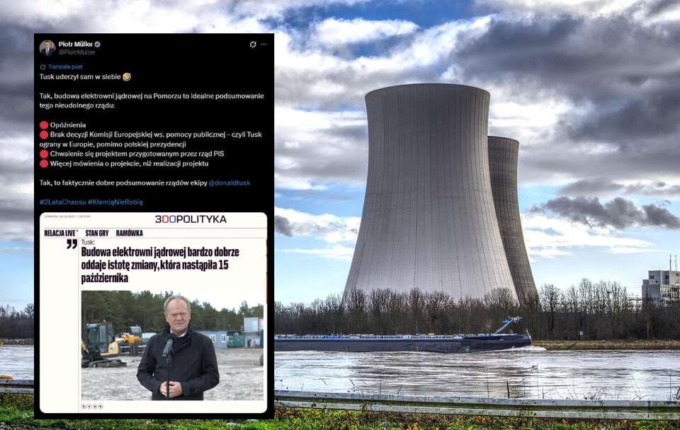 Elektrownia jądrowa? "Donald Tusk uderzył sam w siebie"