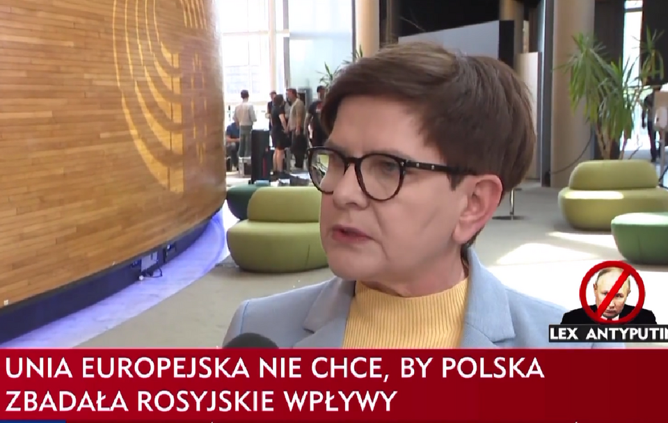 Europoseł PiS Beata Szydło / autor: TVP Info