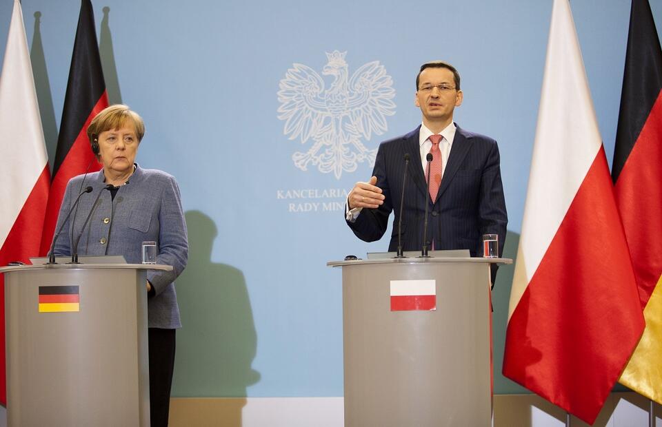 Wizyta kanclerz Merkel w Warszawie, r. 2018 / autor: Fratria