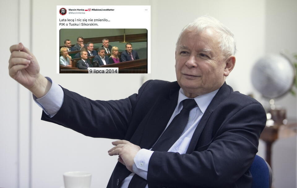 Tak w 2014 roku Jarosław Kaczyński oceniał Sikorskiego!