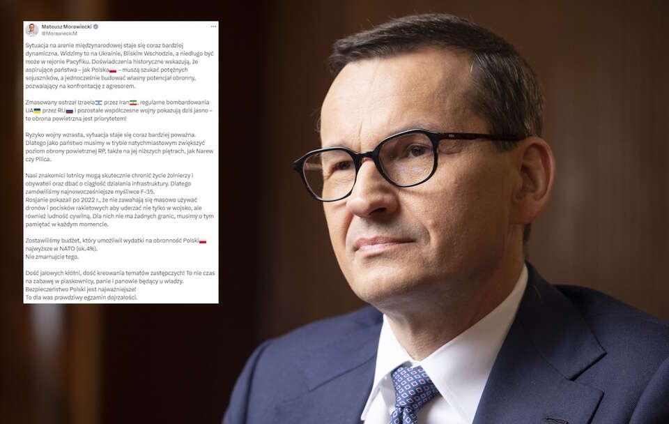 Morawiecki ostrzega przed wojną. I apeluje do koalicji Tuska